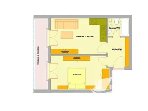 Prodej bytu 2+kk, Bjala, Bulharsko, 54 m2