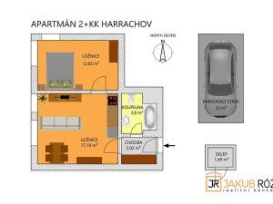 Prodej bytu 2+kk, Harrachov, 39 m2