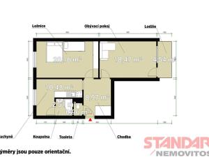 Prodej bytu 2+1, Plzeň, Elišky Krásnohorské, 62 m2