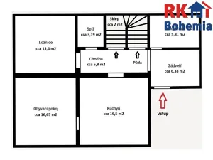 Prodej rodinného domu, Český Brod, Zborovská, 68 m2