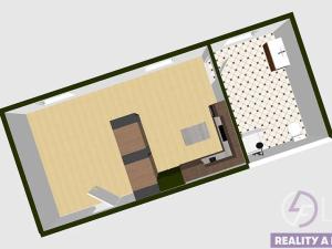 Pronájem bytu 1+kk, Rudník, 25 m2