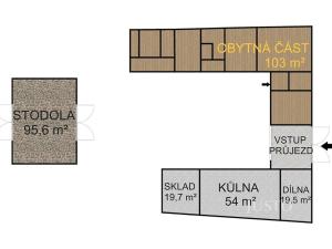 Prodej rodinného domu, Cehnice, 120 m2