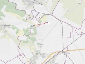 Dražba lesa, Jeviněves, 4557 m2