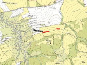 Prodej louky, Študlov, 2798 m2