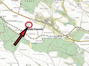Prodej podílu pole, Vysoké Popovice, 813 m2