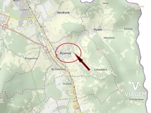 Prodej zahrady, Bystřice, 2841 m2