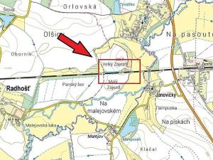 Prodej pole, Radhošť, 1983 m2