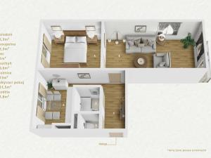 Prodej podílu bytu 2+1, Bukovany, 54 m2