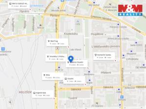 Pronájem bytu 1+kk, Praha - Holešovice, U průhonu, 35 m2