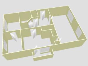 Pronájem bytu 4+1, Chomutov, Kamenná, 76 m2