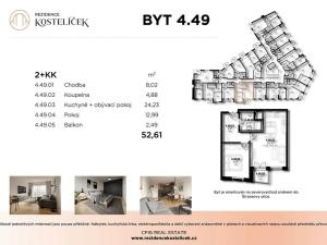 Prodej bytu 2+kk, Pardubice, Štrossova, 52 m2