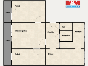 Prodej bytu 4+1, Chrudim - Chrudim III, U Stadionu, 80 m2
