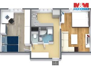 Prodej bytu 2+1, Kraslice, Čs. armády, 54 m2
