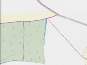 Prodej lesa, Srbice - Těšovice, 1109 m2