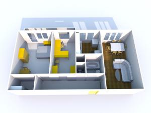 Prodej bytu 3+1, Praha - Kobylisy, Paláskova, 65 m2