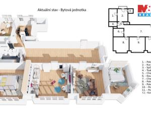 Prodej bytu 5+1, Praha - Holešovice, Heřmanova, 160 m2