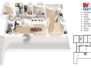 Prodej bytu 5+kk, Praha, Jeseniova, 189 m2