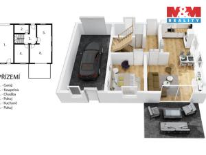 Prodej rodinného domu, Černá u Bohdanče, 133 m2