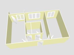 Pronájem bytu 2+1, Ostrava - Poruba, Větrná, 54 m2