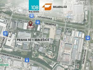 Pronájem skladu, Praha - Malešice, Tiskařská, 600 m2