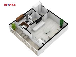 Pronájem bytu 1+kk, Pardubice, Gagarinova, 28 m2