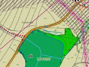 Dražba louky, Dříteň, 1815 m2