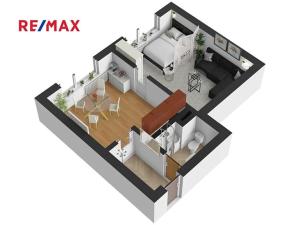 Prodej bytu 2+kk, Česká Lípa, Železničářská, 35 m2