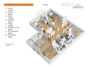 Pronájem rodinného domu, Kostelec nad Černými lesy, Dvouletky, 102 m2