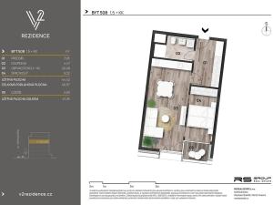 Prodej bytu 2+kk, Praha - Košíře, Hlaváčkova, 47 m2