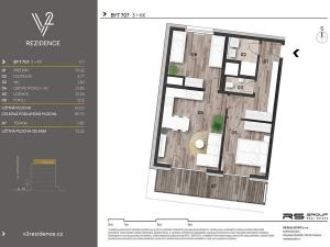 Prodej bytu 3+kk, Praha - Košíře, Hlaváčkova, 66 m2