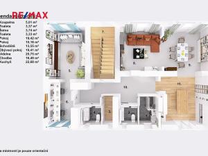 Prodej vícegeneračního domu, České Velenice, Komenského, 247 m2