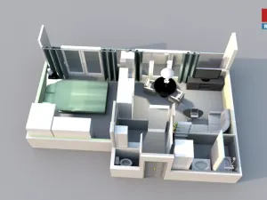 Prodej bytu 2+kk, Praha, Na Maninách, 43 m2