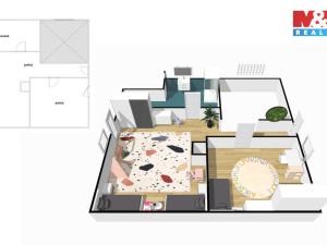 Prodej rodinného domu, Kladruby, 100 m2