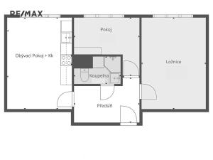 Prodej bytu 3+kk, Chomutov, Marie Pujmanové, 54 m2