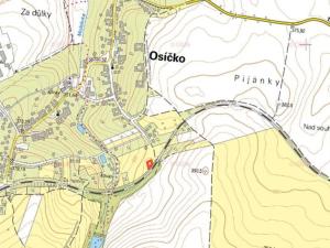 Prodej zahrady, Osíčko, 428 m2