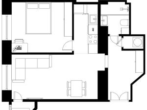 Pronájem bytu 2+kk, Praha - Nusle, Čiklova, 48 m2