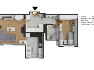 Prodej bytu 2+kk, Stochov, S. K. Neumanna, 48 m2