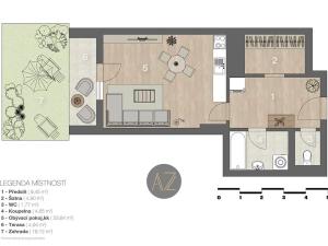 Prodej bytu 1+kk, Holubice, Lesní, 41 m2