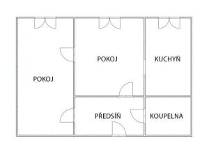 Prodej bytu 2+1, Orlová - Lutyně, Karla Dvořáčka, 43 m2