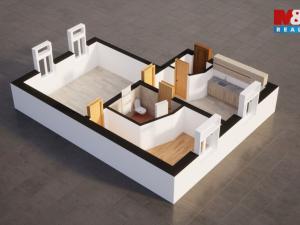 Prodej bytu 2+1, Jablonec nad Nisou, Saskova, 54 m2