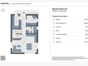 Prodej rodinného domu, Praha - Kolovraty, Měsíčková, 124 m2
