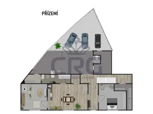 Pronájem rodinného domu, Čebín, 201 m2