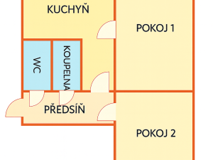Prodej bytu 2+1, Praha - Michle, Jihlavská, 52 m2
