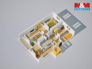 Prodej bytu 3+1, Ústí nad Labem - Neštěmice, Seifertova, 61 m2