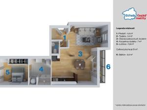 Prodej bytu 2+kk, Praha - Smíchov, Klicperova, 60 m2