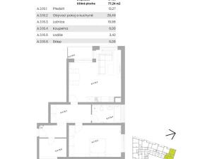 Prodej bytu 2+kk, Plzeň, Pilařská, 74 m2