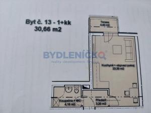 Pronájem bytu 1+kk, České Budějovice, 35 m2