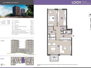 Pronájem bytu 3+kk, Praha - Prosek, Litoměřická, 86 m2