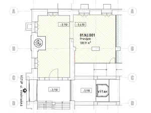 Pronájem obchodního prostoru, Praha - Vinohrady, Vinohradská, 139 m2