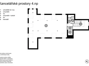 Prodej kanceláře, Kladno, Huťská, 1408 m2